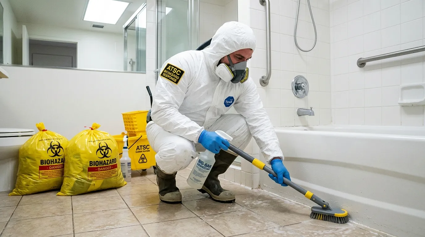 Decontamination equipment deployed for Blood Cleanup in Romulus